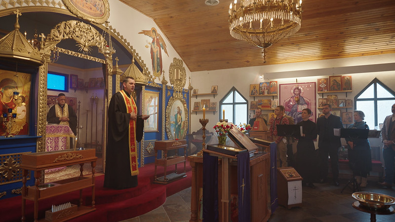 Interior of Ukrainian Orthodox Church