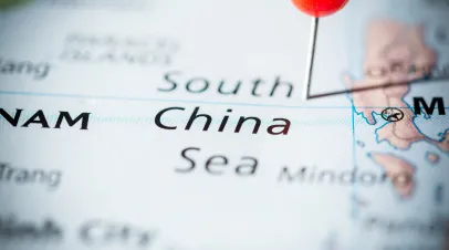 Map of South China Sea