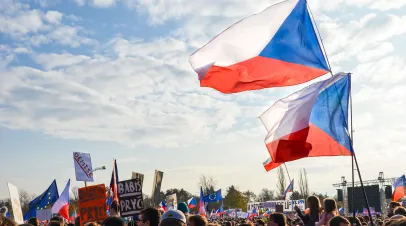 Protest against corruption in Czech Republic 