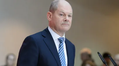 German Chancellor Olaf Scholz