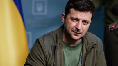 Ukrainian President Zelensky, March 2022