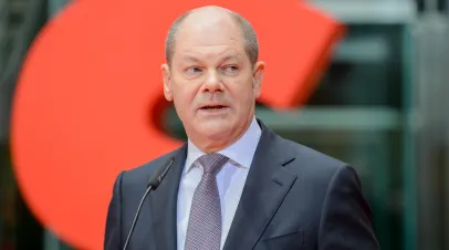 German Chancellor Olaf Scholz