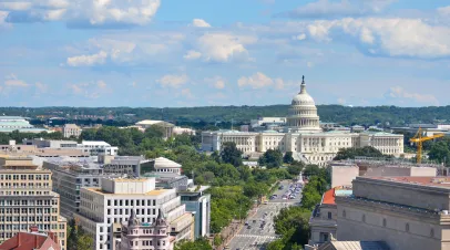 US Capitol Building from a distance