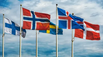 Nordic Country Flags