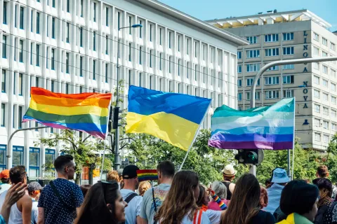 Polish, Ukrainian LGBT parades in Warsaw